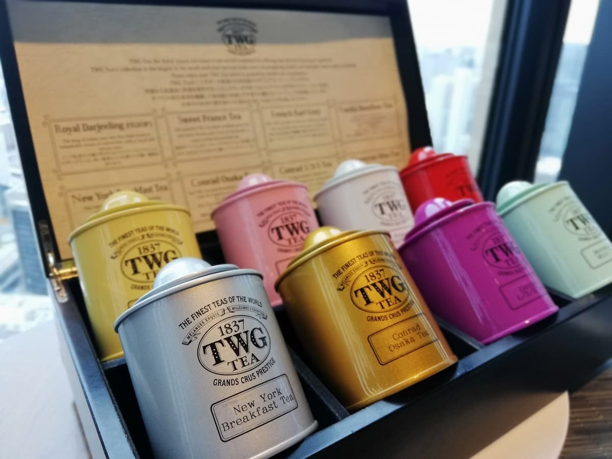 TWG Teaブランドの紅茶の茶葉見本