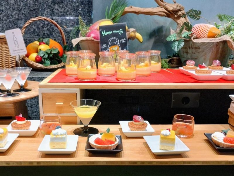 2022年ANAクラウンプラザホテル大阪の「デザート＆ランチブッフェ〜サマーフルーツ〜」のスイーツ