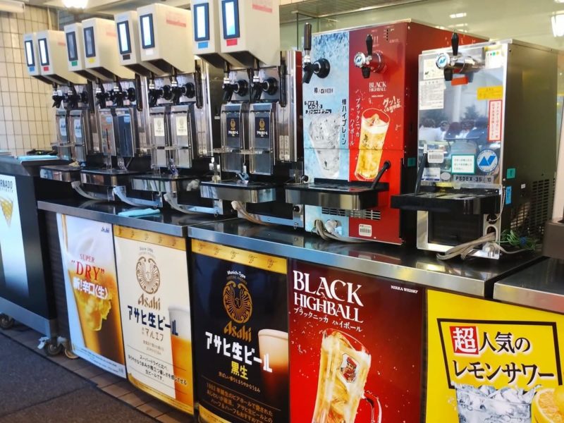 ANAクラウンプラザホテル大阪の2023年のビアガーデン「スペイン Beer バル」のビールサーバー