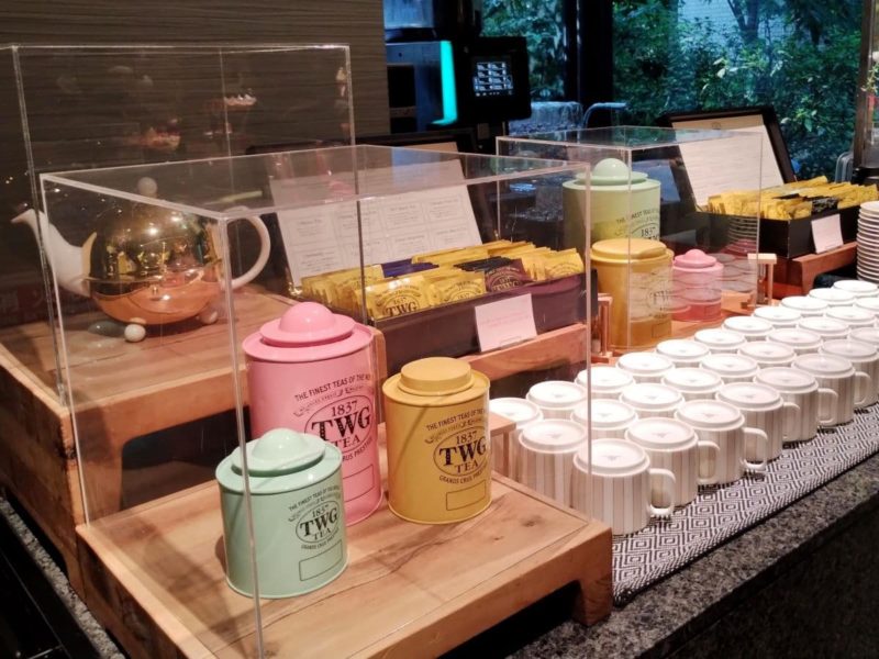 ANAクラウンプラザホテル大阪のいちごビュッフェでは高級ティーブランド「TWG Tea」が飲み放題